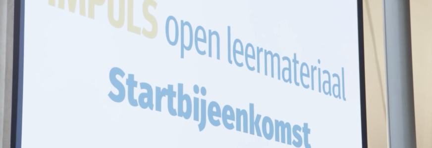 Impuls Open Leermateriaal trapt feestelijk af, zes pilotprojecten voorgesteld